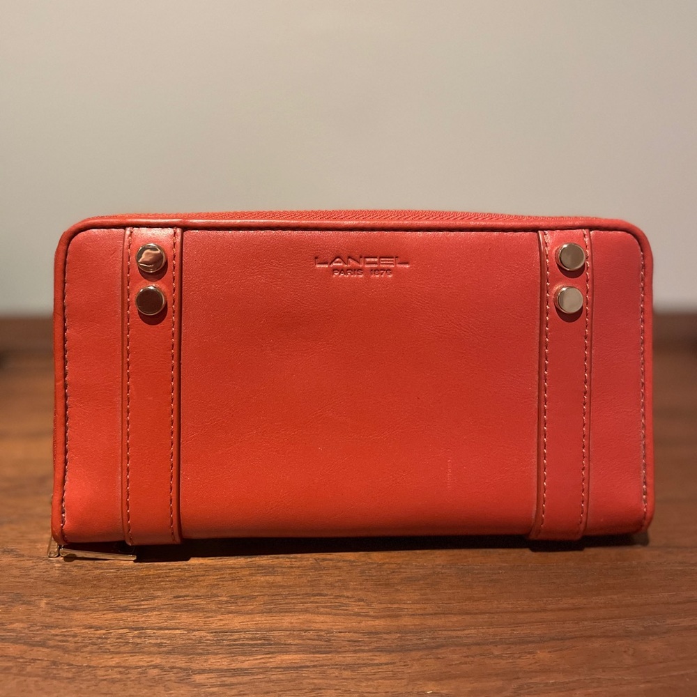 LANCEL 1976 - Sienna Leather Wallet